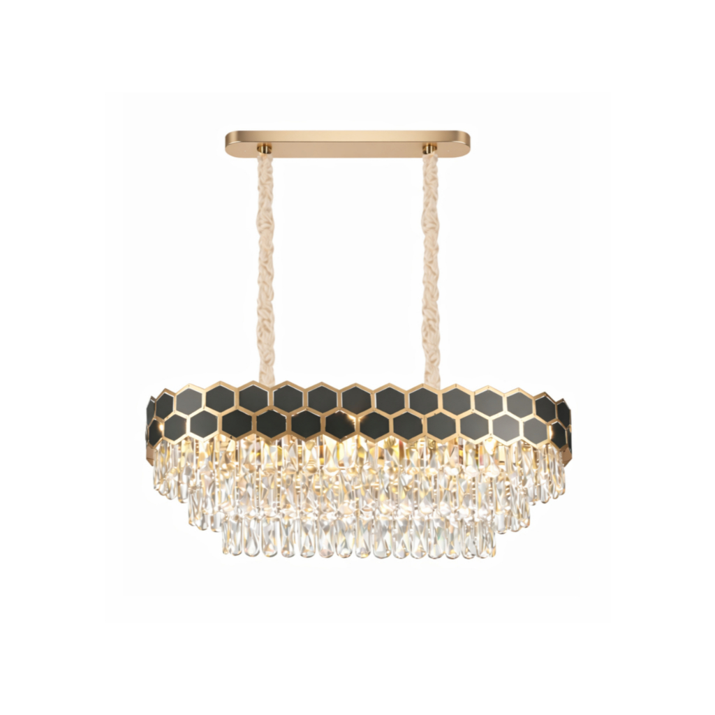 Lustre Pendente Imperial Nitrolux LTR-019 Dourado E14 Bivolt