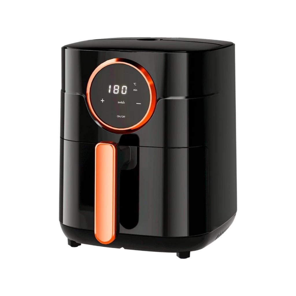 Gaabor Air Fryer Fritadeira Elétrica sem Óleo 4L com Touch Preto e Tecnologia Cyclone Air