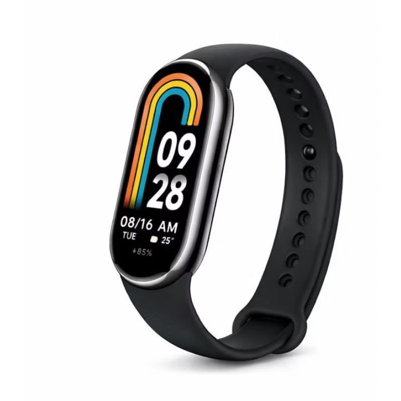 Xiaomi Smart Band 8. Pulseira inteligente com recursos inteligentes, na cor pret
