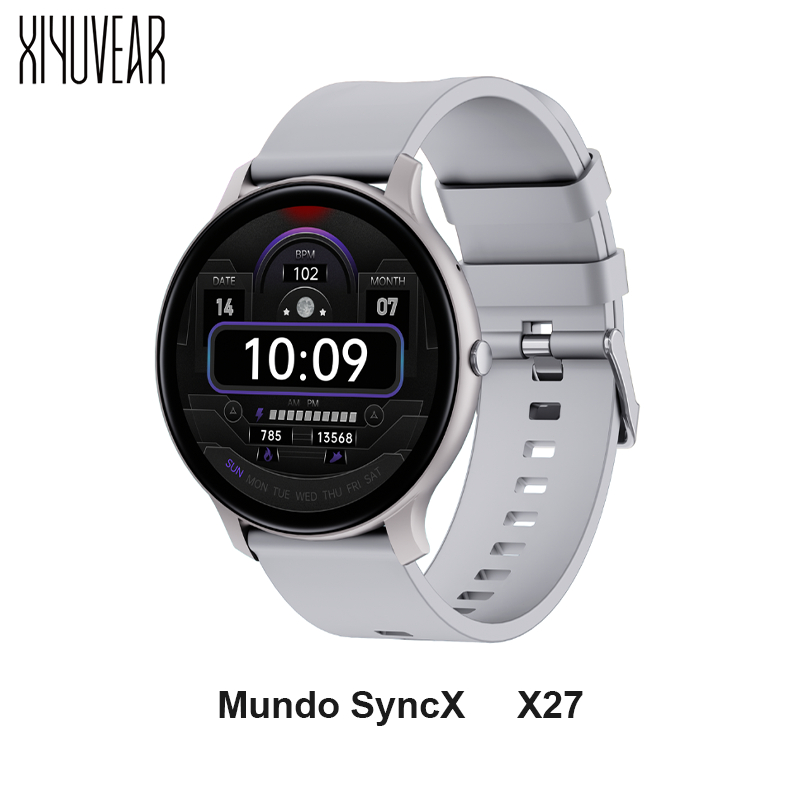 Smartwatch X27 - Tela Tátil Circular 1.46 Polegadas, IP68, Monitoramento Saúde (FC/Sono/Oxigênio) em Oferta na Shopee