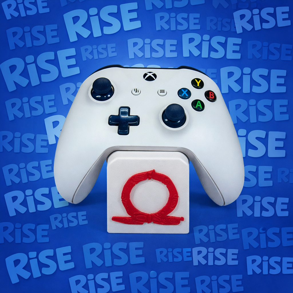 suporte stand controle ps5 god of war ps4 gow gamer decoração setup imediato exclusivo RISE