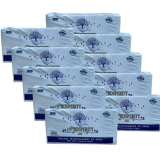 10 Pacotes Papel Toalha Interfolha Branco Para Secar As Mãos 10 MIL FOLHAS em Oferta na Shopee