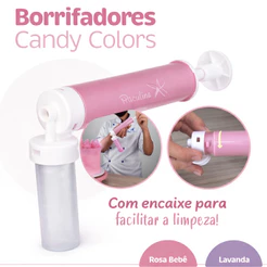 Pulverizador Bombinha Para Pó Glitter Decoração Do Bolo Borrifador Bluestar (CHOCO)