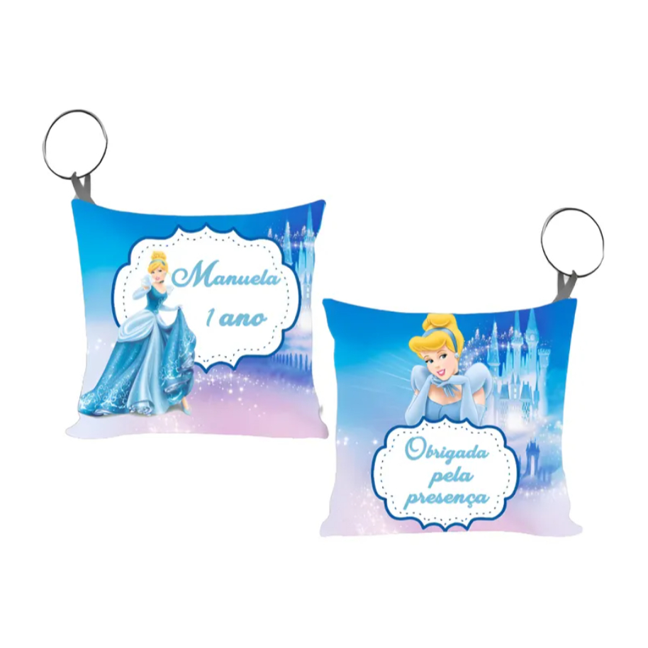 Almochaveiro Tema Cinderela Lembrancinha de Aniversário Personalizado