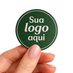Etiquetas Personalizadas Adesivo Vinil Autocolante Sua Logo Arte