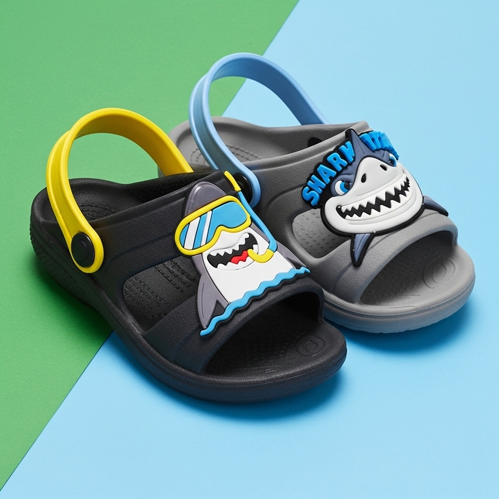 Kit 2 Papete Infantil Menino Flexível e Leve Percata Masculina De Verão