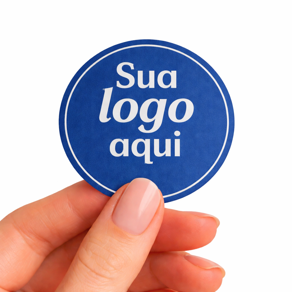 Adesivos Personalizados Etiquetas Vinil Autocolante Sua Logo em Oferta na Shopee