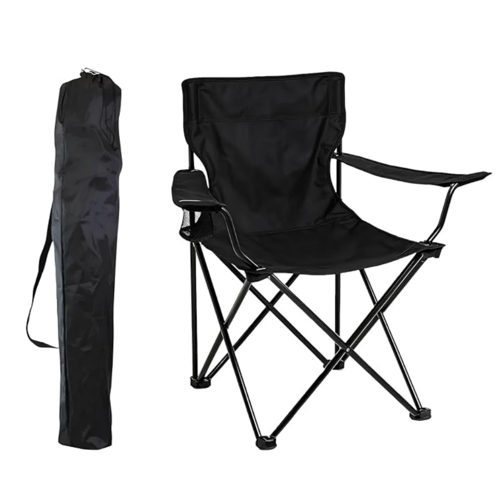 Cadeira Dobrável Portátil para Praia e Camping com porta Copos Gorillaz em Oferta na Shopee