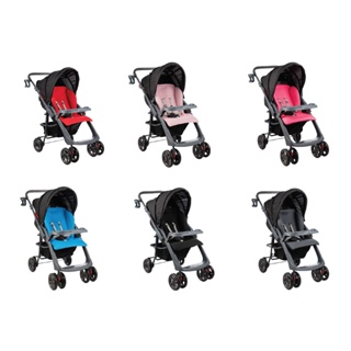 Carrinho de bebê Rubi para passeio reclinável e dobrável com 5 posições até 15kg em Oferta na Shopee