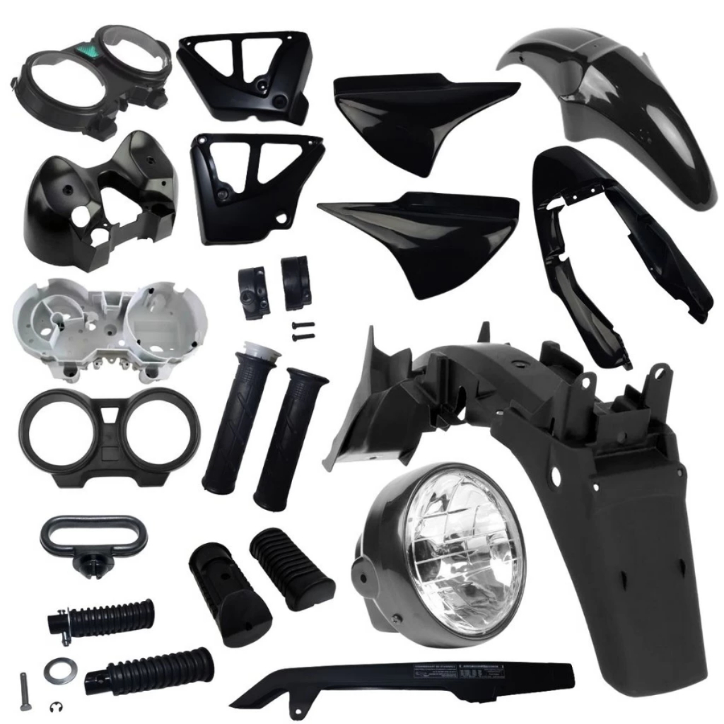 Kit Carenagem Plástico CG 150 Titan 2004 até 2008 Wester Painel Farol Paralama Traseiro em Oferta na Shopee
