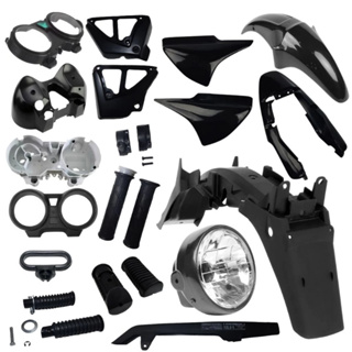 Kit Carenagem Plástico CG 150 Titan 2004 até 2008 Wester Painel Farol Paralama Traseiro em Oferta na Shopee