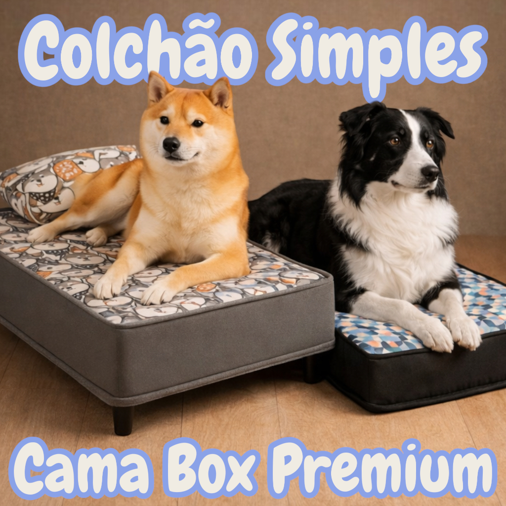 Cama Ortopédica Impermeável para Cães Grandes