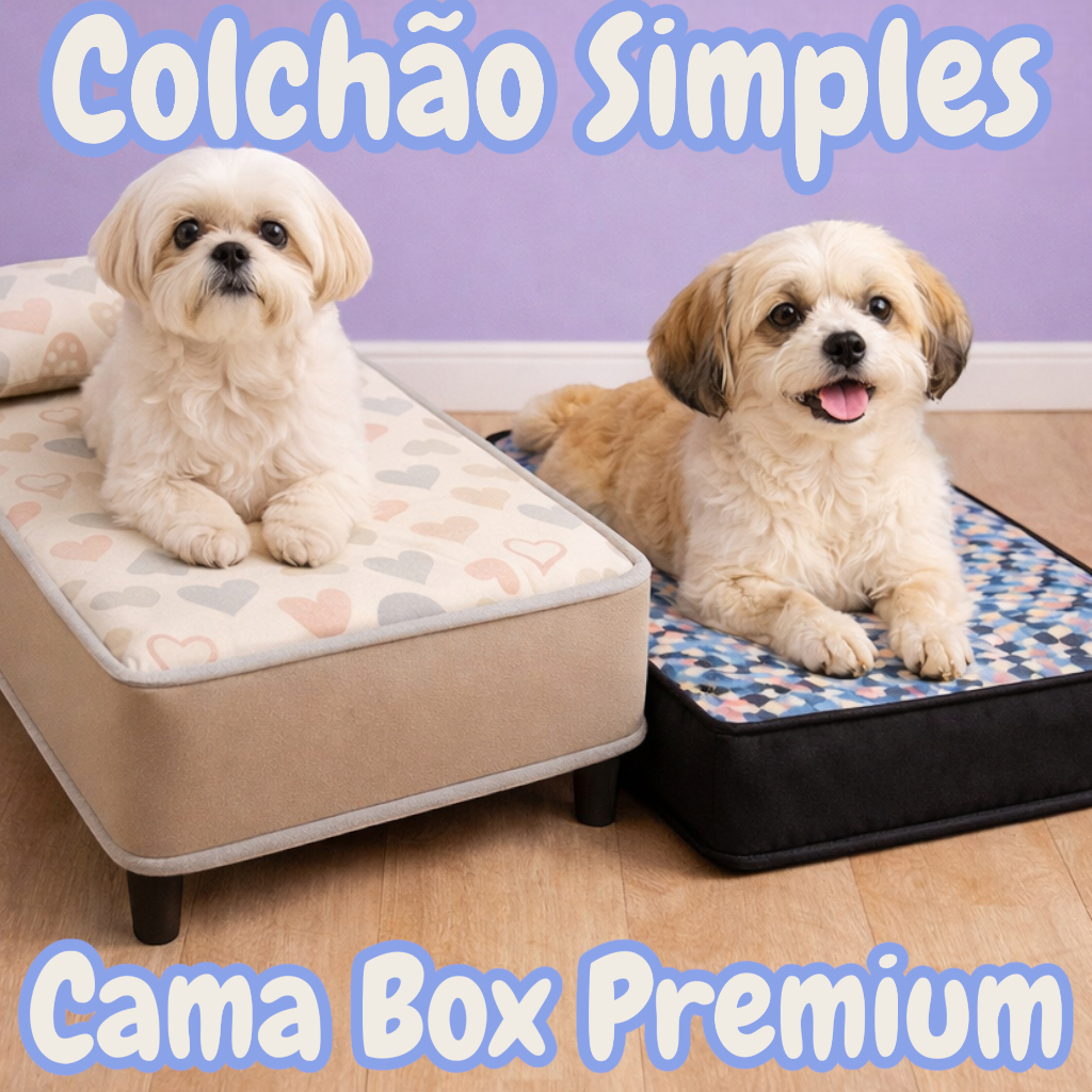Cama Ortopédica Impermeável para Cachorro