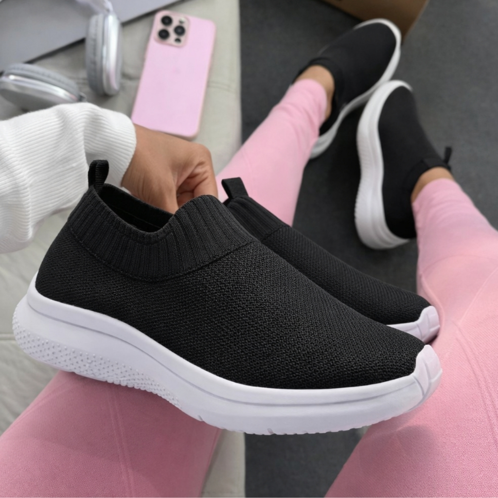 Tênis Meia Feminino Masculino Stillus Confortável