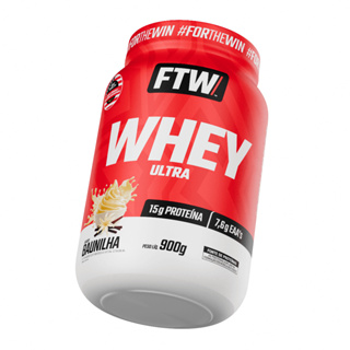 Whey Ultra Protein Concentrado 15g Proteína por Dose Pote 900g FTW em Oferta na Shopee