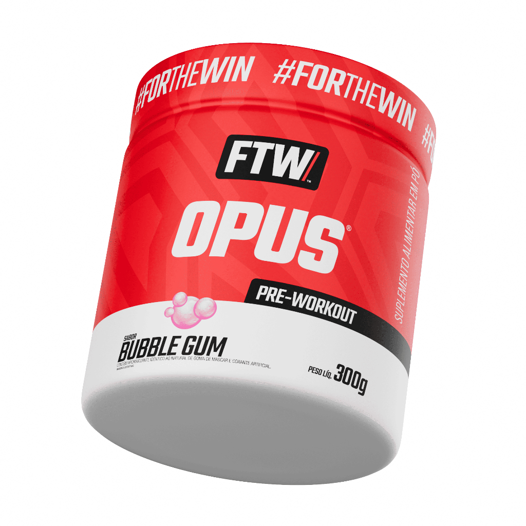 FTW Pré Treino Opus Pote 300g Pre-Workout Com Cafeina e Aminoácidos em Oferta na Shopee