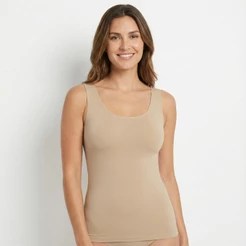 Regata Segunda Pele Anágua Feminina Conforto Lisa Blusa Usar Por Baixo