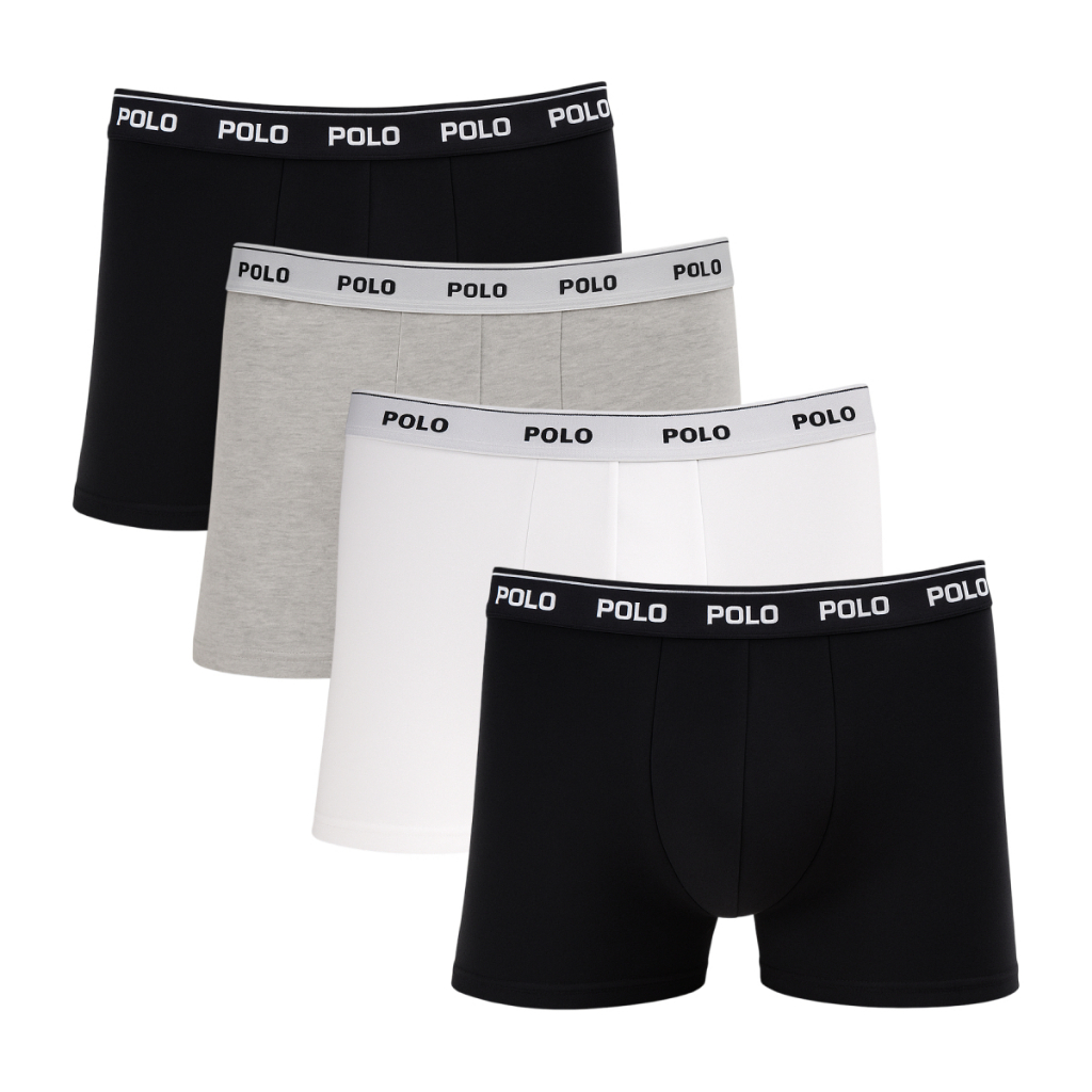 Kit 4 Cueca Boxer de Algodão Polo Star  Urban Cotton Sortida Masculina em Oferta na Shopee