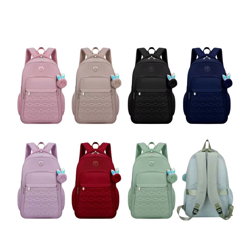 Mochila Feminina Escolar Casual Grande – Várias Cores em Oferta na Shopee