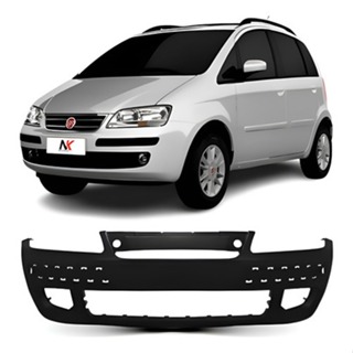 Parachoque Dianteiro Idea 2005 2006 2007 2008 2009 2010 Preto Com Furo em Oferta na Shopee