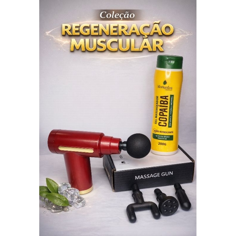 🔥Regeneradora Muscular Supersônico - Máquina De Massagem Portátil - Pomada Refrescante Aliviadora