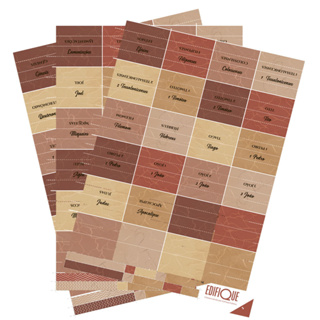 Abas Adesivas Para Bíblia Marcador Índice Tons Terrosos Pacote Com 3 em Oferta na Shopee