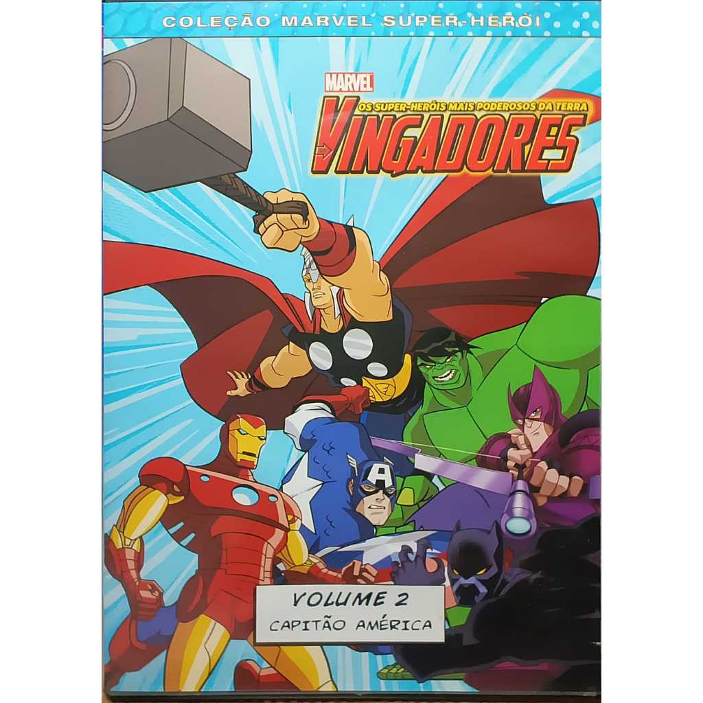 DVD - Os Vingadores Volume 2 Capitão América