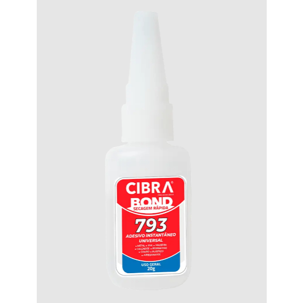 Cola Adesivo Instantâneo Universal 20g 793 Cibra Bond