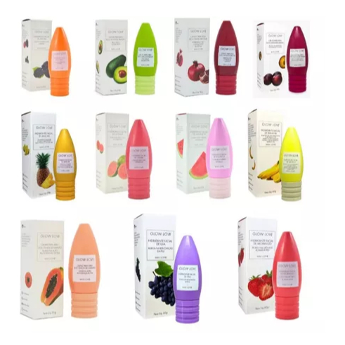 Hidratante Facial Glow Love Max Love 60g | Uva, Melancia ou Ameixa - Ácido Hialurônico, Niacinamida