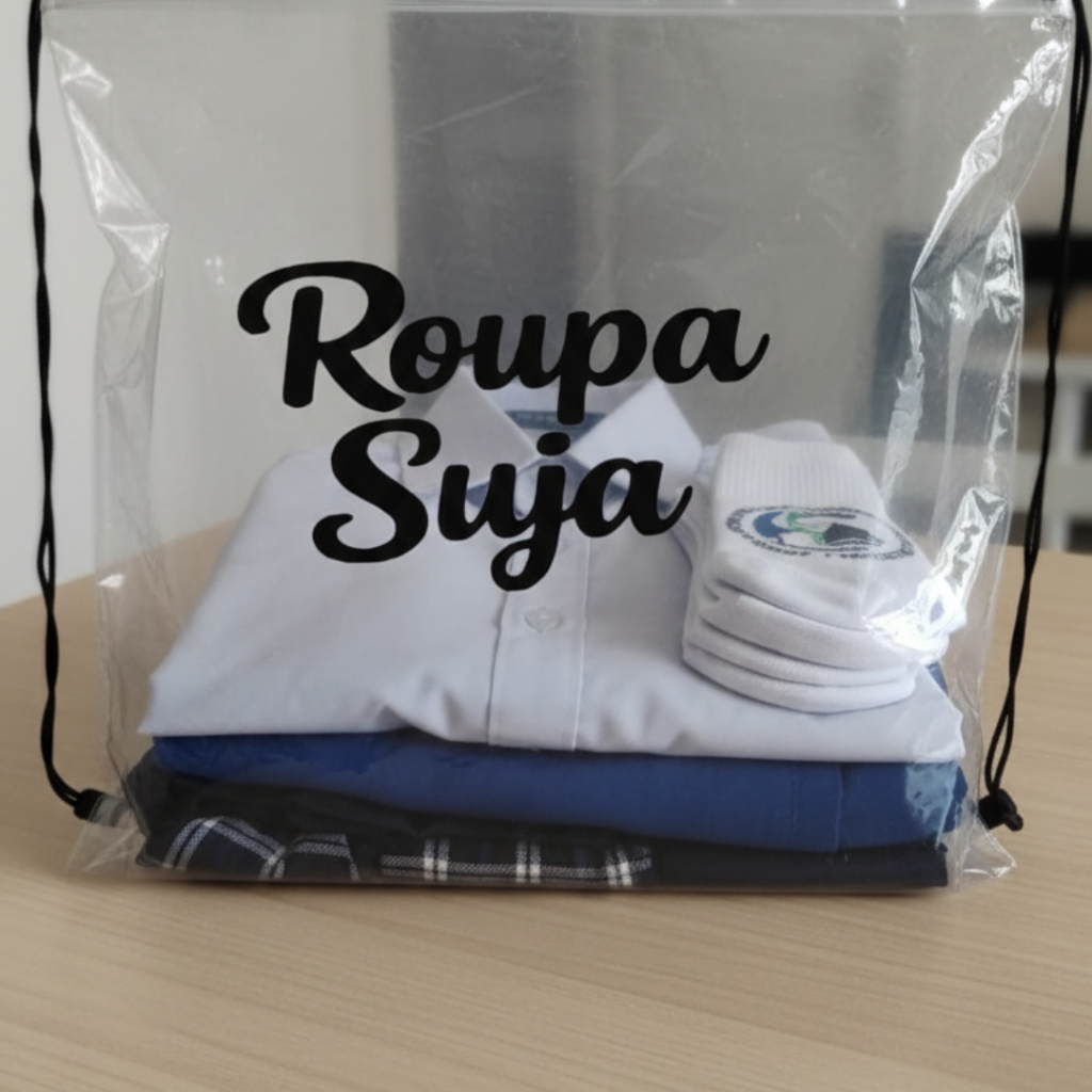 ENVIO IMEDIATO | Kit Etiquetas Vinil Roupa Limpa e Roupa Suja – Escolar / Creche em Oferta na Shopee