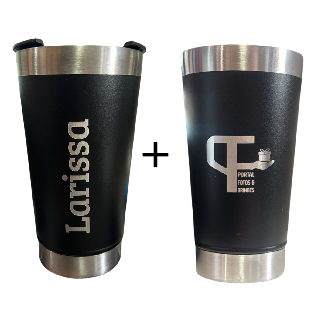 Copos Térmicos Personalizados frente e verso 473ml – Brinde com Tampa e Abridor | Times e Eventos em Oferta na Shopee