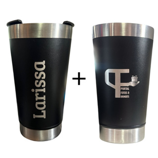 Copos Térmicos Personalizados frente e verso 473ml – Brinde com Tampa e Abridor | Times e Eventos em Oferta na Shopee