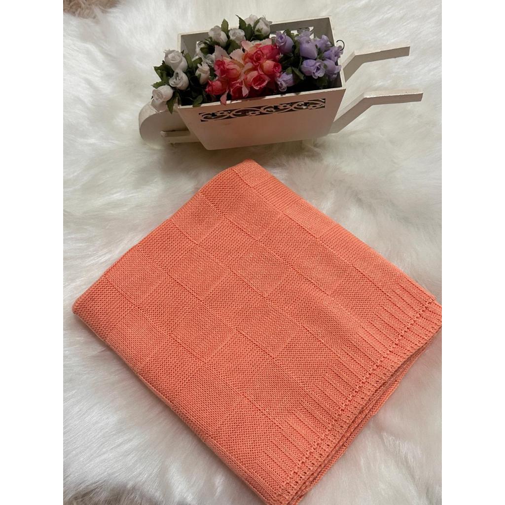 Mantinha Bebê Tricô Recém Nascido Saída Maternidade Enxoval Menino Menina Cobertor em Oferta na Shopee