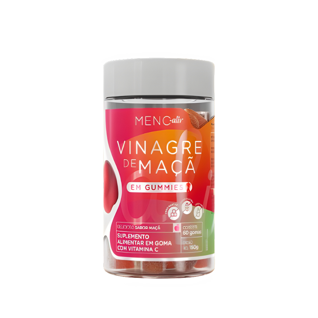 Suplemento Alimentar Zolve Meno+Aliv Vinagre De Maça Em Gummies Sabor Maça Com 60 Gomas em Oferta na Shopee