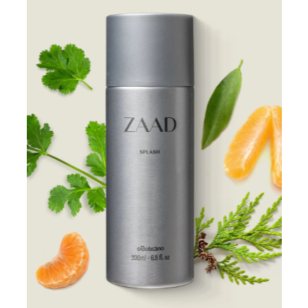 Body Splash Desodorante Colônia Zaad 200ml