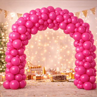 50 Unidades Balão Bexiga Pink Liso Número 8 Polegadas Para Festas Aniversário Comemoração em Oferta na Shopee