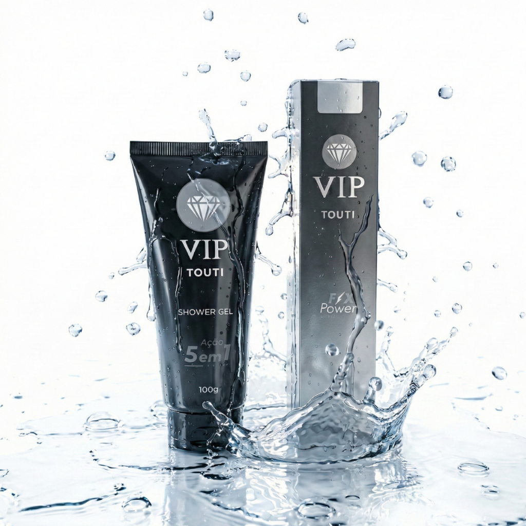 Kit VIP Touti Shower Gel 5 em 1 + Perfume VIP 04 ou 22 Masculino em Oferta na Shopee