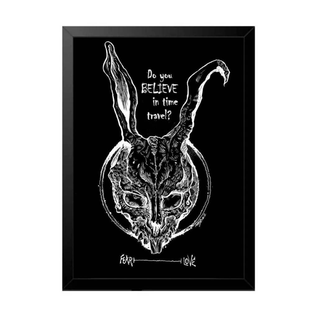 Quadro Decorativo Poster Filme Drama Donnie Darko Coelho Quarto Sala Escritório