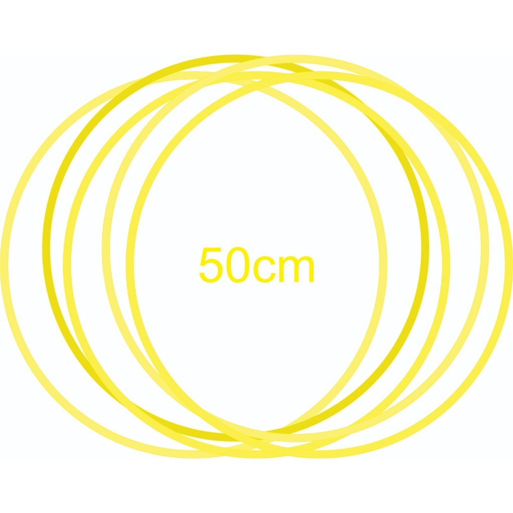 3 Bambolê Arco 50cm Cor Única Amarelo Brinquedo Infantil Lembrancinha em Oferta na Shopee