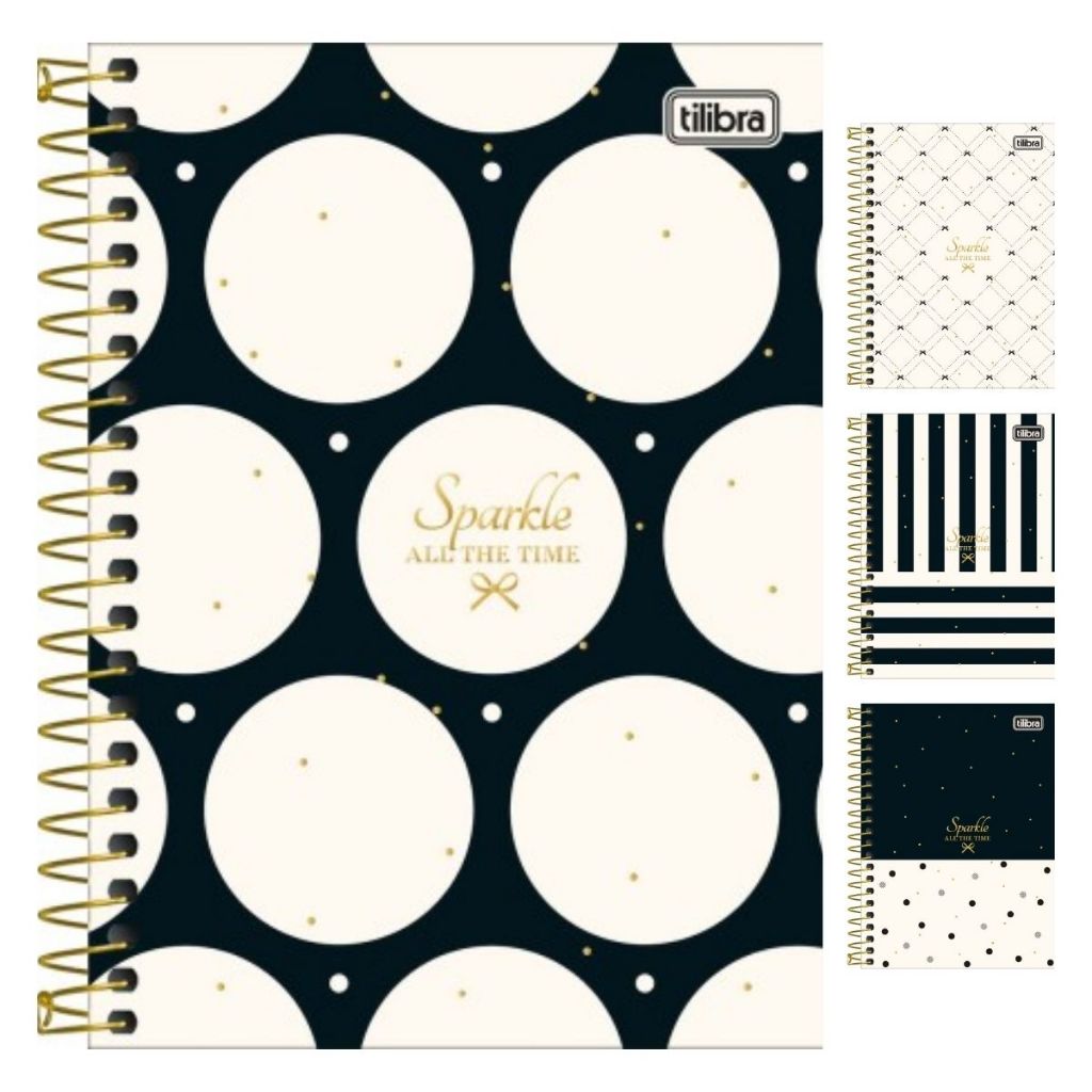 Caderneta Bloco de Notas West Village Tilibra 80 Folhas Espiral Capa Dura em Oferta na Shopee