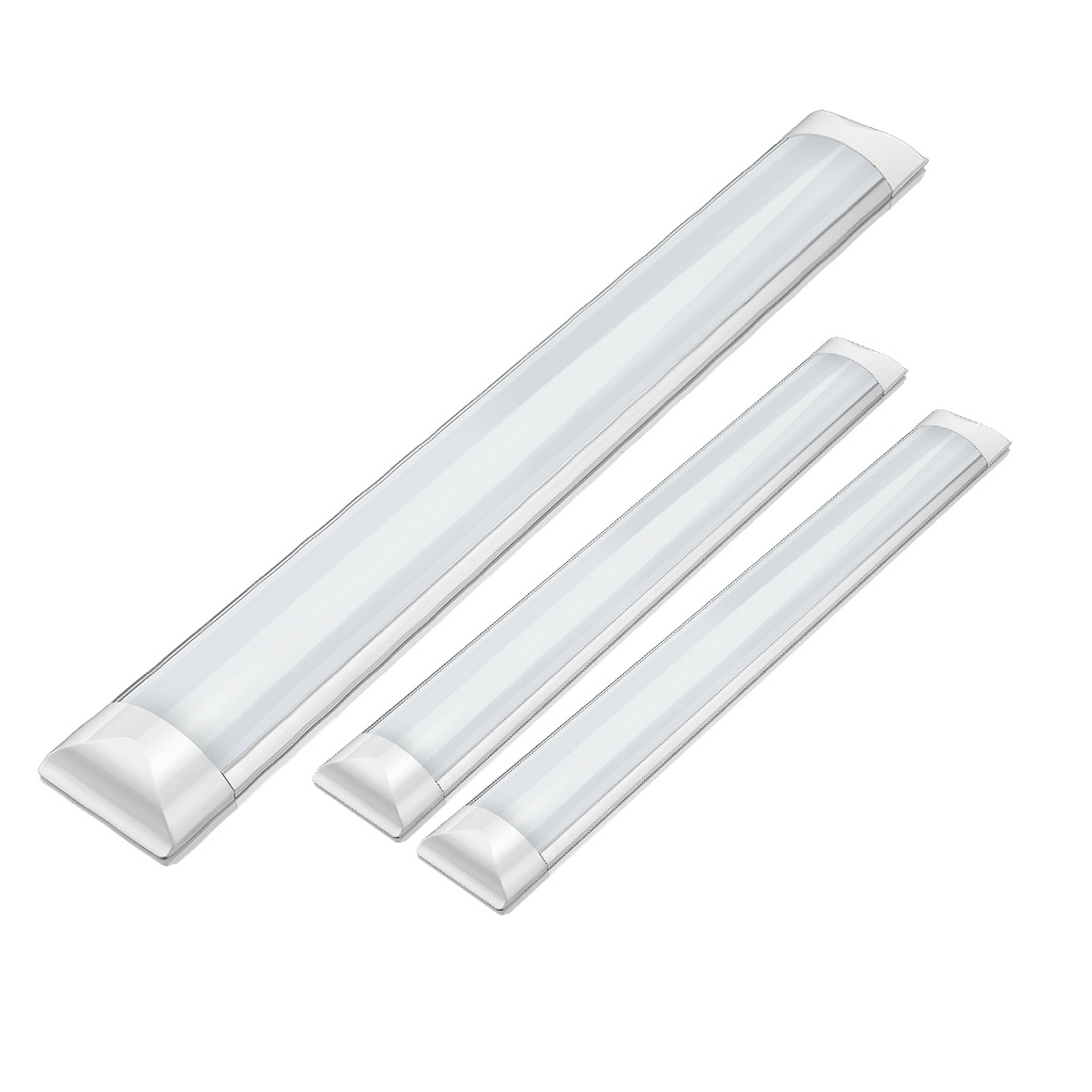 Kit 3 Luminaria slim Led 40w 1M Linear com calha sobrepor em Oferta na Shopee