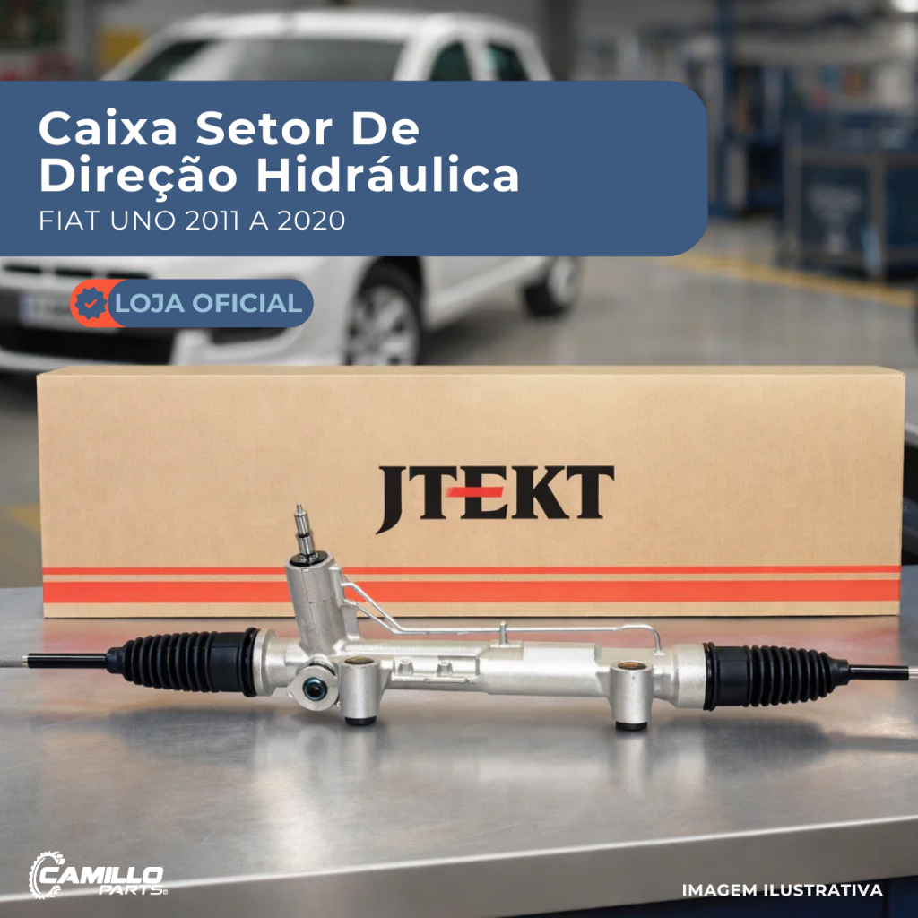 Caixa Direção Hidráulica Original Fiat Uno Palio Grand Siena Fiorino Jtekt Koyo Novo