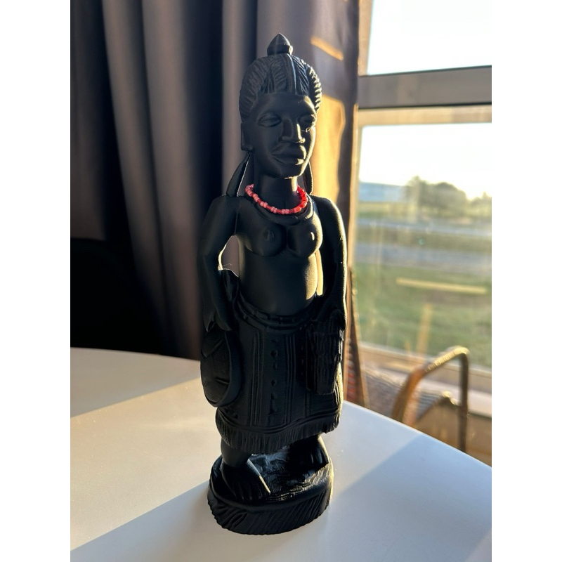 Ọya | Oyá | Iansã | Escultura Imagem Africana Impresso 3D - Ere Orisa Oya | Umbanda Candomble 25cm *NÃO É MADEIRA*