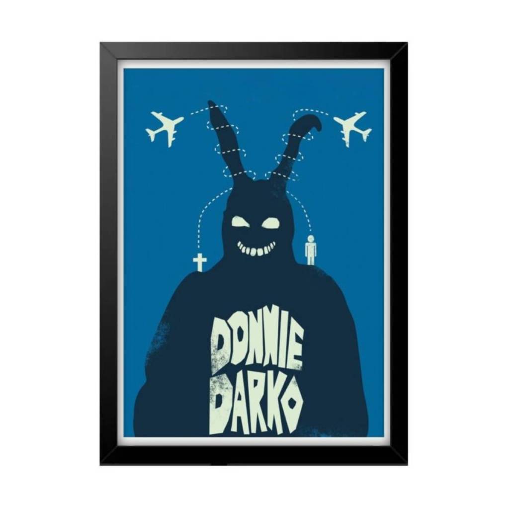 Quadro Decorativo Donnie Darko Coelho Filme Drama Poster Quarto Sala Escritório