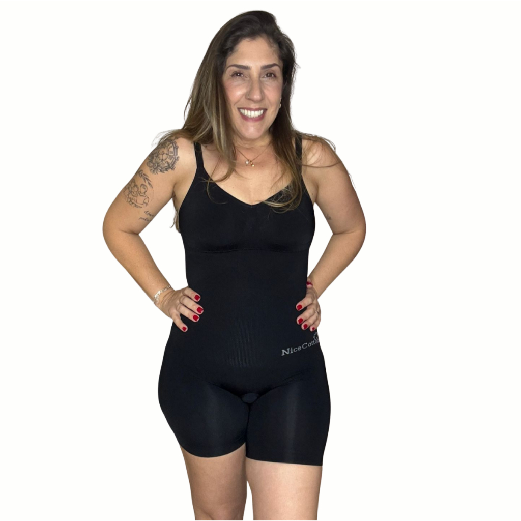 Cinta Macaquinho Modeladora Com Bojo e Com Abertura Higiênica em Oferta na Shopee