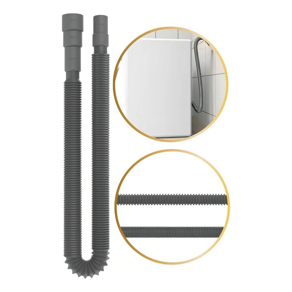 Blukit Mangueira Saída Extensiva Para Maquina de Lavar Roupa e Lava-Louca 2,20M
