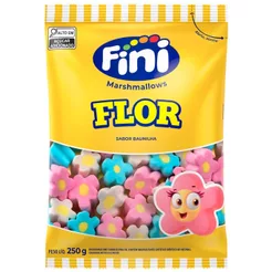 Marshmallow Flor Baunilha 250g - Fini