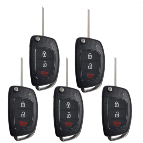 KIT C/5 CARCAÇAS HB20 3 BOTÕES BUZINA ACOMPANHA LAMINA COD 703 KIA HYUNDAI - ACOMPANHA ADESIVO DE ALUMÍNIO