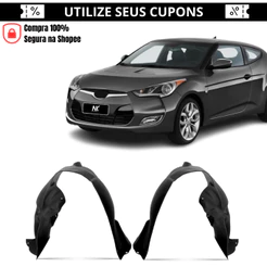 Par/Un Parabarro Dianteiro Veloster 2012 2013 2014 2015