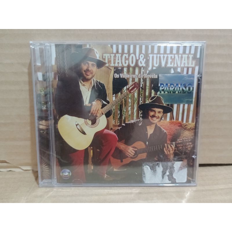 CD TIAGO E JUVENAL- OS VIOLEIROS DA NOVELA PARAÍSO (ORIGINAL/LACRADO)